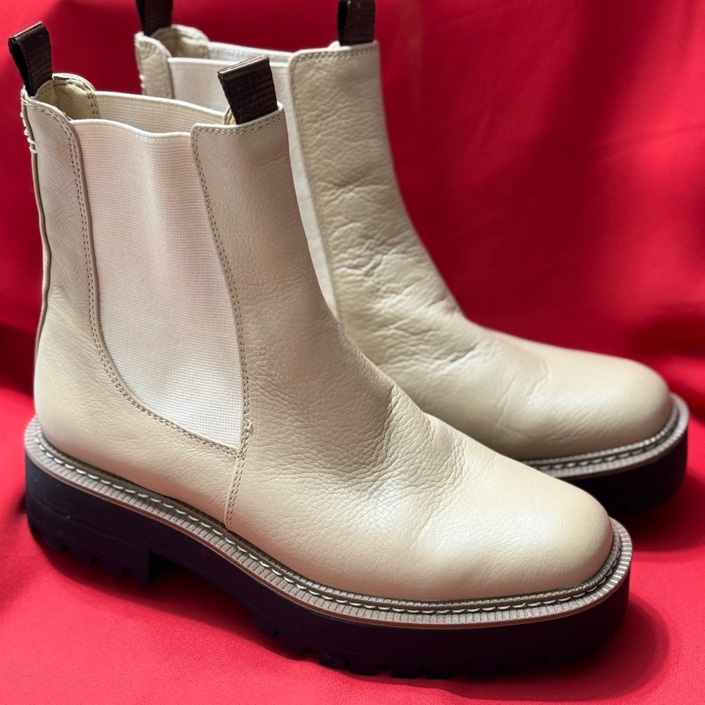 Sam Edelman Laguna cream boots